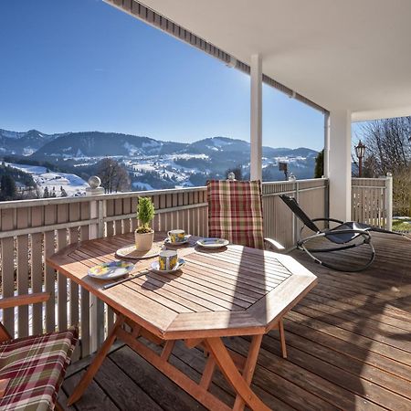 Haus "Bergblick" Ferienwohnung Falken Mit 1 Schlafzimmer Oberstaufen Eksteriør billede